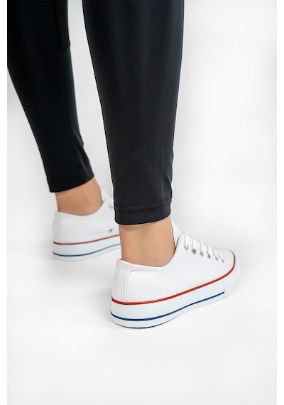 Unisex Keten Spor Ayakkabı (545291710) Beyaz