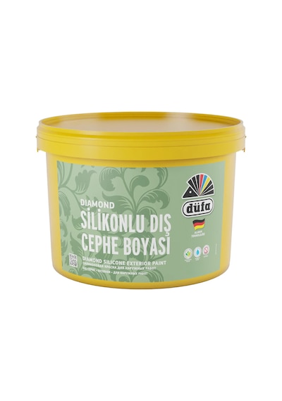 Düfa Diamond Silikonlu Dış Cephe Boyası Beyaz 10 Kg