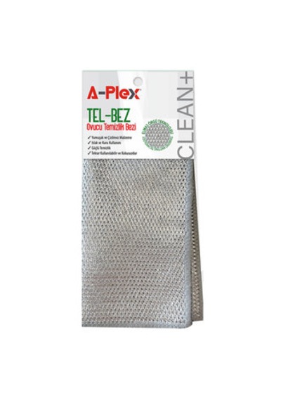 A-pex Scrub Cloth Ovucu Temizlik Bezi Elmas Örgü Teknolojisi 2li Gümüş