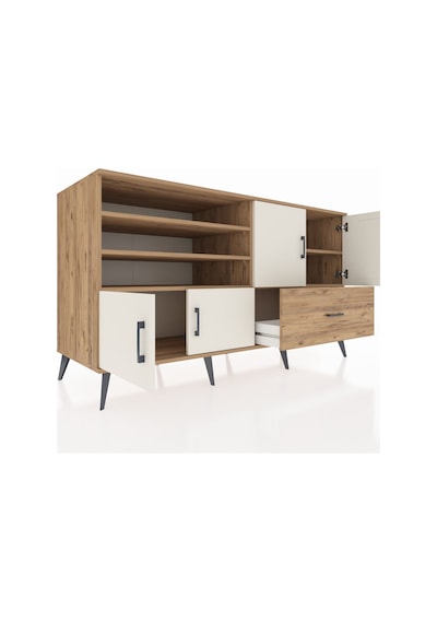 Kronos Konsol 5 Raflı Tek Çekmeceli 4 Kapaklı 176x59x99 Çam-aytaş Çam-aytaşı/çam Kronos Konsol 5 Raflı Tek Çekmeceli 4 Kapaklı 176x59x99 Çam-aytaş Çam-aytaşı/çam