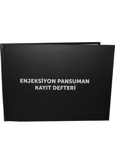 Enjeksiyon Pansuman Kayıt Defteri 400 Sayfa