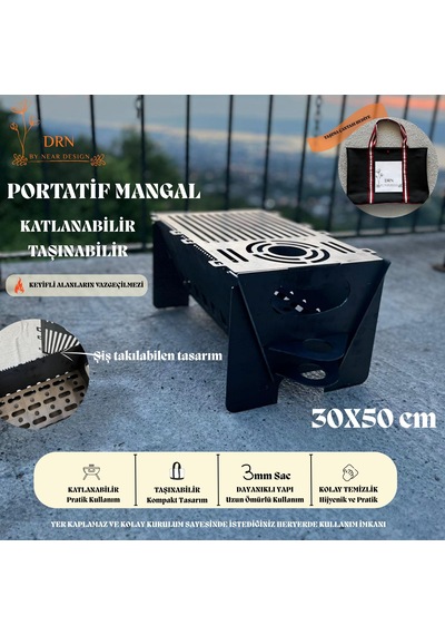 Portatif Mangal Metal