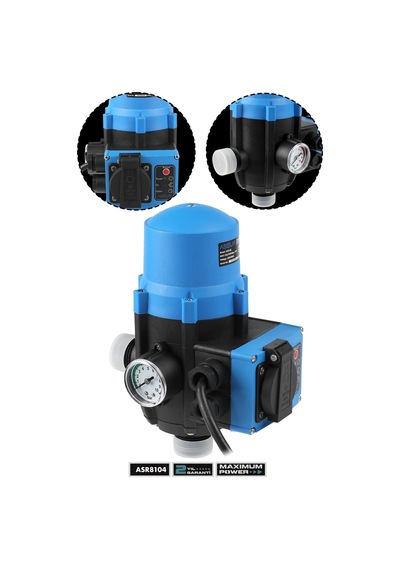 Assur 220v Skd-6e 1.1kw 10 Bar Su Pompası Otomatik Basınç Kontrol Cihazı-3151