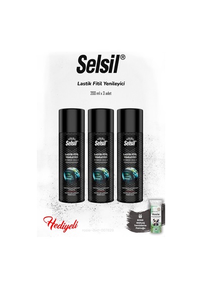 Selsil 3'lü Lastik Fitil Yenileyici 200 Ml Ve Rosıe