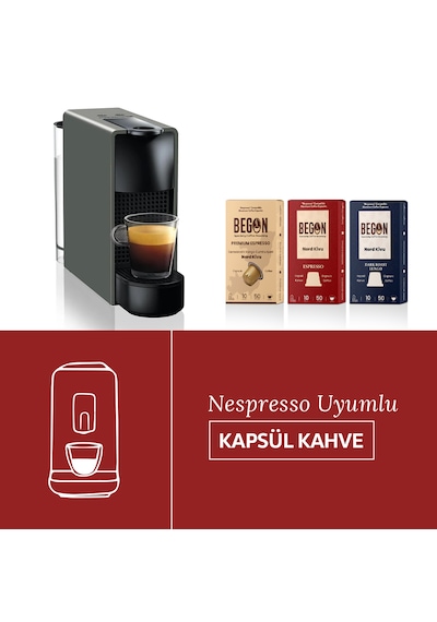 Begon Kahve Nord Kivu Nespresso Uyumlu Alüminyum Kapsül Kahve Tanışma Seti 3 x 10'lu