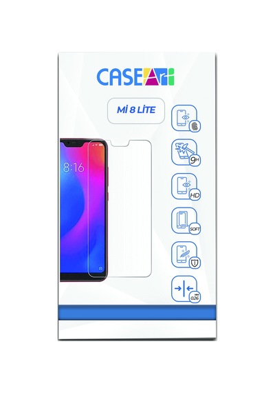 Xiaomi Mi 8 Lite ile Uyumlu Ekran Koruyucu Kırılmaz Cam