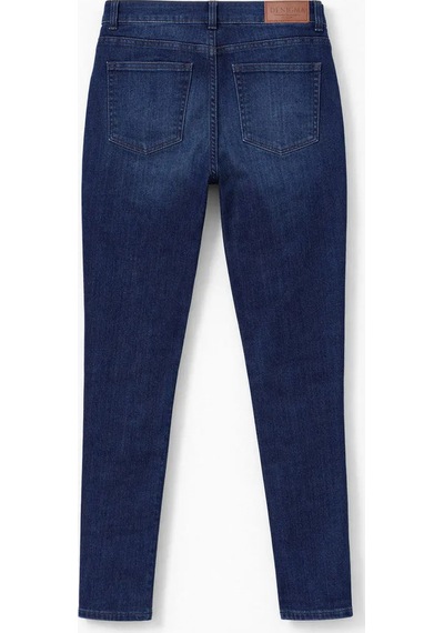 Kadın Skinny Fit Likralı İndigo Jean Pantolon İndigo