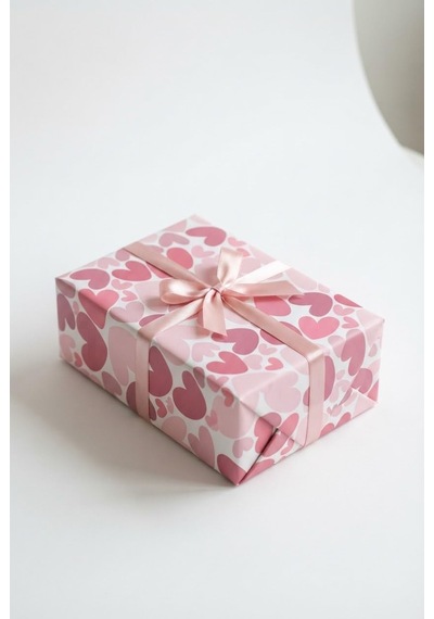 Kalpli Tasarım Hediye Paketleme Kağıdı 10 Adet, 50x35 Cm