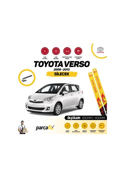 Toyota Uyumlu Verso İnwells Ön Muz Silecek Takımı 2009-2013