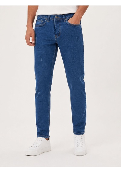 Classics Men Black Wood Erkek Slim Fit Jean Pantolon 7751 Mavi