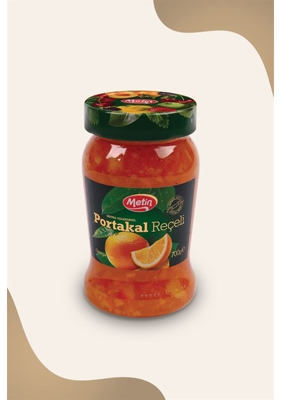 Metin Portakal Reçeli Cam 700 G