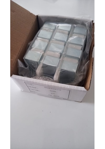 40x20x15 mm Neodmiyum Mıknatıs 12 li paket
