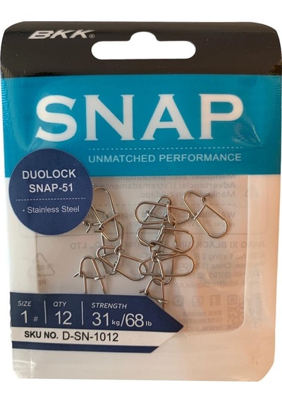Bkk Duolock Snap-51 Klips No:1 12'li Paket