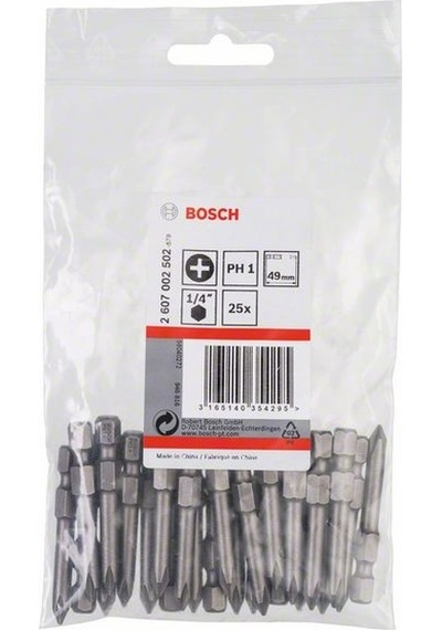 Bosch Extra Hard PH1x49 MM Vidalama Ucu 25'li - 2607002502