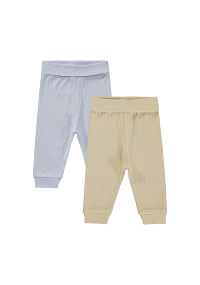 Minidamla Patiksiz Basic 2'li Set 3-12 Ay Tek Alt Bebe - Mavi