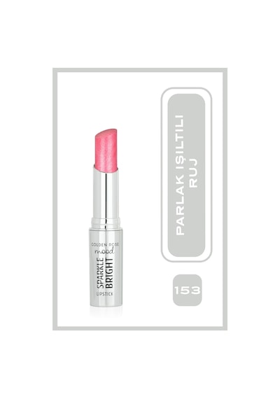 Mood Sparkle Işıltılı Ruj No:153 Pink Glitz Pembe
