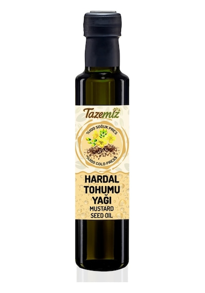 Tazemiz Hardal Tohumu Yağı Soğuk Pres 250 ML