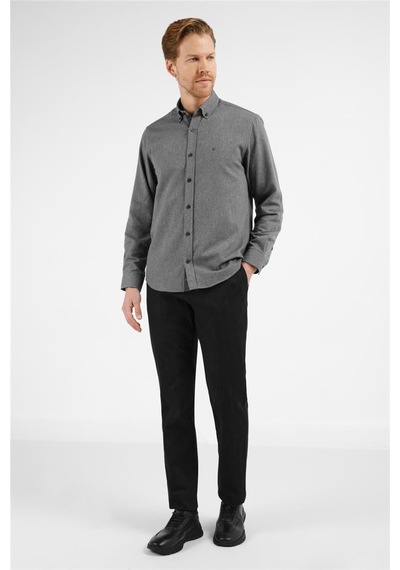 İmza Antrasit - Lacivert Düğmeli Yaka Uzun Kol Cepsiz Slim Fit Pamuklu Gömlek 1004255233 Antrasit - Lacivert İmza Antrasit - Lacivert Düğmeli Yaka Uzun Kol Cepsiz Slim Fit Pamuklu Gömlek 1004255233 Antrasit - Lacivert