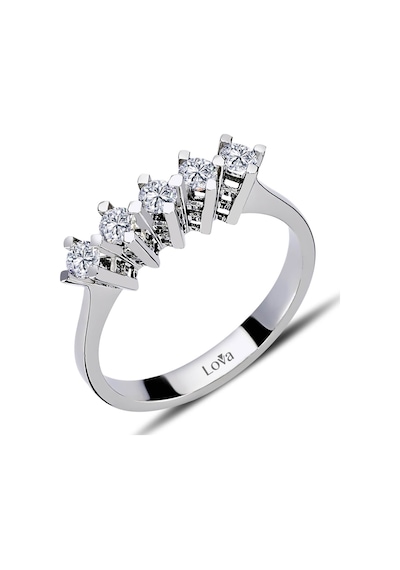Lova F Renk 0,40 Karat Pırlanta Beştaş Yüzük - 1070065