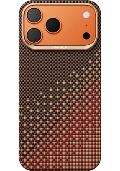 Apple Uyumlu iPhone 17 Pro Max Kılıf M safe Özellikli Raptic Aramid Skin Serenity Serisi Kapak Kahverengi