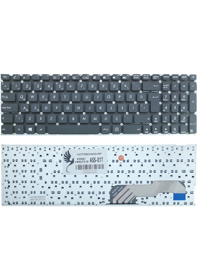 Asus Uyumlu X541UJ-GO056, K541UJ-GO319T Klavye (Siyah)