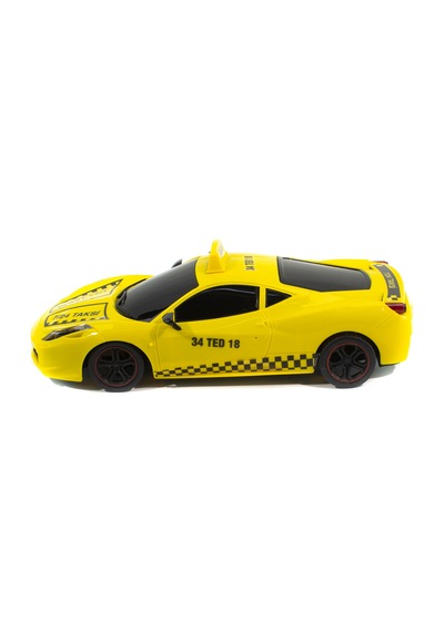 1:16 Ölçek Uzaktan Kumandalı Sarı Taksi Ferrari Işıklı Şarjlı