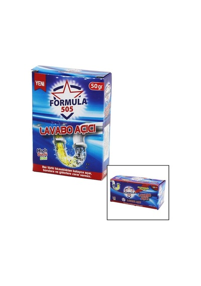 Formula 505 Granül Ve Toz 50gr Tekli Lavabo Açar - 12'li Paket Diğer