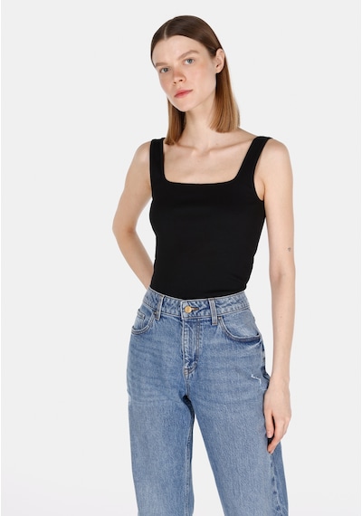 Colin's Colins Slim Fit Kadın Siyah Atlet Cl1073552 Q1.v1 Blk Siyah
