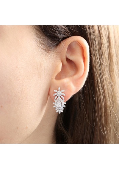 Mia Vento Effective Diamond Bereket Damlası Işıltılı Gümüş Mini Set