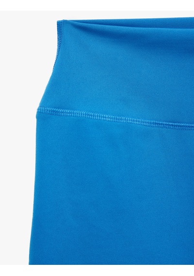 Koton Yüksek Bel Slim Fit Basic Tayt Mavi 6sak40445nk