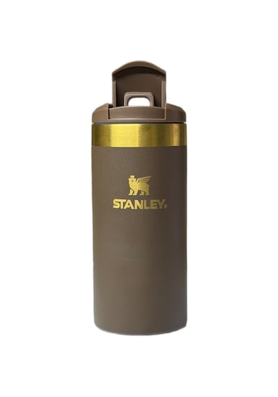 Stanley The Aerolight Transit Bottle 12 Oz 0,35 Lıtre Termos - Espresso Gold Kahverengi