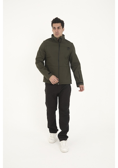 Camp Scoutland Camp460 Outdoor Tactical Softshell Su & Rüzgara Dayanıklı Erkek Taktik Yelek & Mont Haki