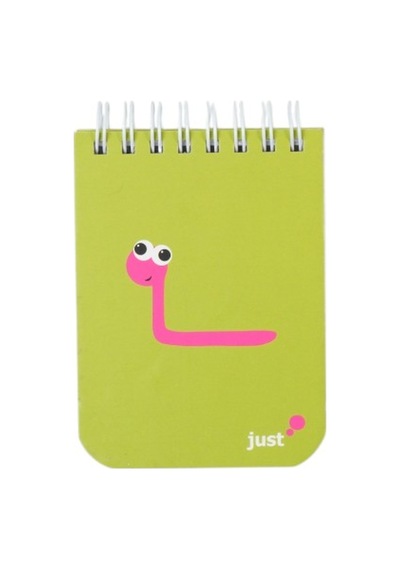 Deffter Worm Just A7 Bloknot Çok Renkli