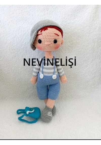 Amigurumi Ali Bebek Çok Renkli