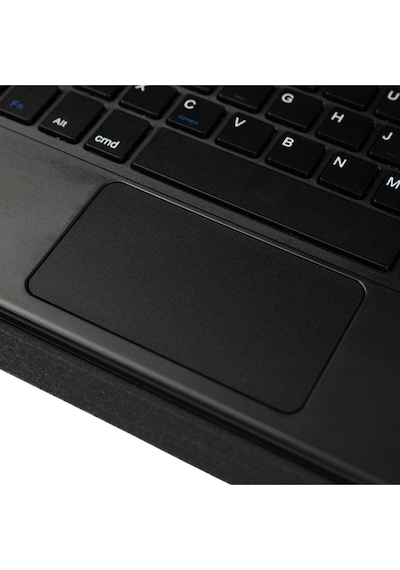 iPad Uyumlu  10.2 2021 9.nesil Zore Border Keyboard Bluetooh Bağlantılı Standlı Klavyeli Tablet Kılı Arka Kapak
