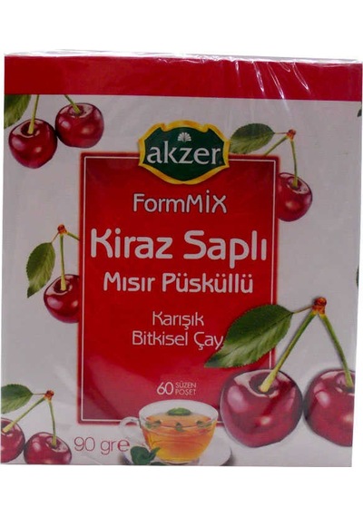 Kiraz Saplı Mısır Püsküllü Sel Çay 60 Süzen Poşet