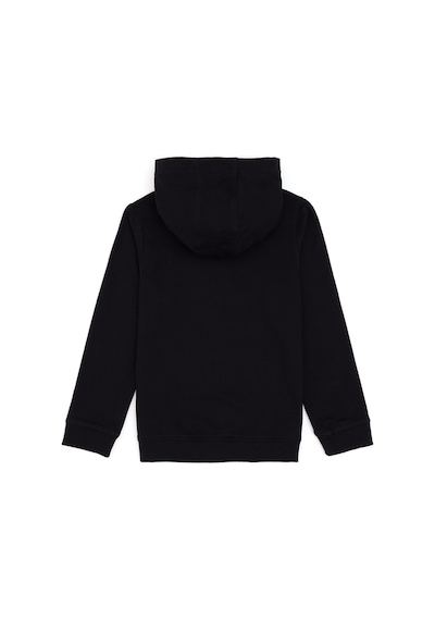 U.S. Polo Assn. Kız Çocuk Siyah Fermuarlı Basic Sweatshirt 50296390-VR046
