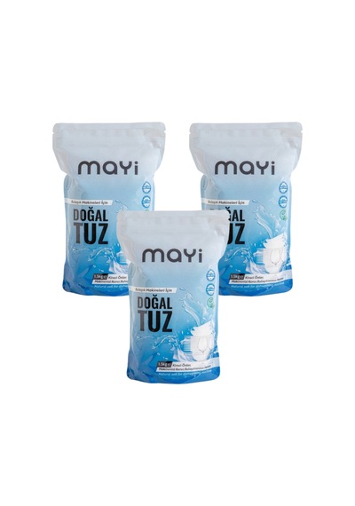 Mayi Tuz Doğal Bulaşık Makinesi Tuzu 3 x 1.5 KG