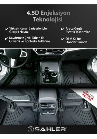 Renault Clio 6 2026 Ve Sonrası Uyumlu Sahler 4.5d Premium Havuzlu Oto Paspas