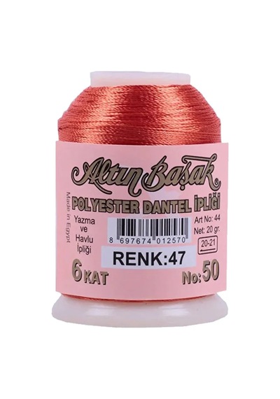 Jenerik 3 Adet Altınbaşak Oya Ve Dantel İpi 20 Gr - Royaleks - No: 047