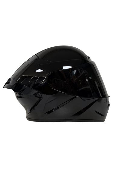 Rivox R2 Gloss Black Motosiklet Kask Siyah