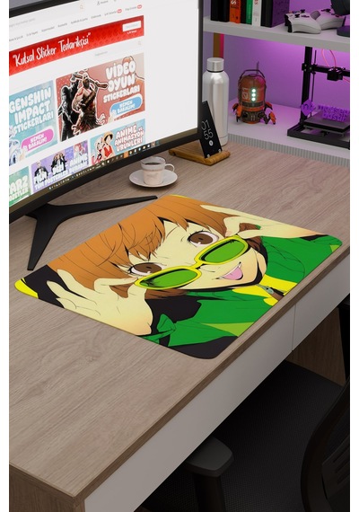Persona 4 Kaymaz Dikişli Kauçuk Oyuncu Mousepad V5 - 48x40 Xl Gaming Mouse Pad Fare Altlığı