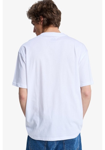 Quiksilver Salt Water Pock Erkek Tişört BEYAZ