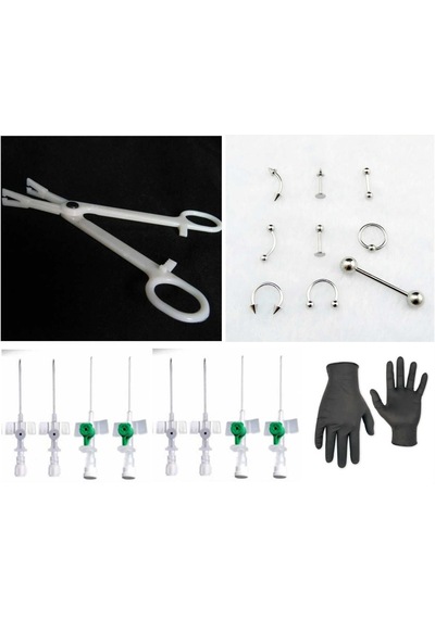 20 Parça Mini Pıercıng Set - Piercing