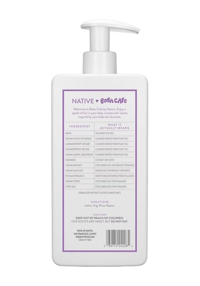 Native Boba Cafe Coconut Ube 2'si 1 Arada Nemlendirici Şampuan Ve Saç Kremi 487ml