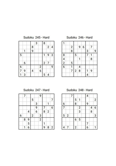 Yeni Başlayanlar İçin 9x9 Sudoku Kitabı 360 Su Doku