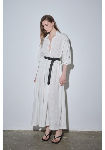 Suud Collection Ekru Anette Gömlek Elbise