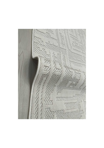 Denf Home İskandinav Sisal Loop Yumuşak Doku Özel Kesim Modern Salon Koridor Oturma Mutfak Halısı Kilim Yolluk Krem
