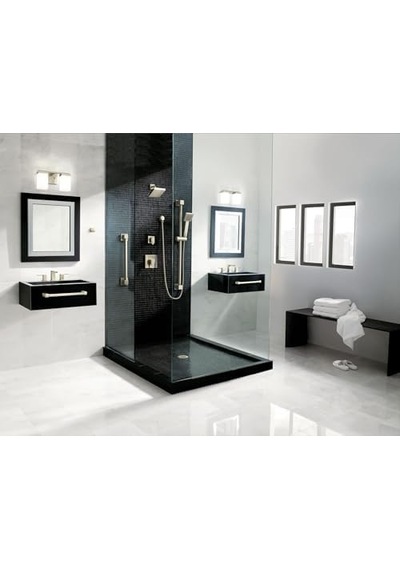 Brushed Nickel - S3879epbn 90 Degree Eco-performance Handheld Showerhead With 180cm -long Hose Featuring 80cm Slide Bar, Brushed Nickel