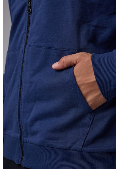 Defys Defy S Erkek Oversize Kapüşonlu Fermuarlı Cepli Sweatshirt İndigo - 527577758 İndigo Defys Defy S Erkek Oversize Kapüşonlu Fermuarlı Cepli Sweatshirt İndigo - 527577758 İndigo